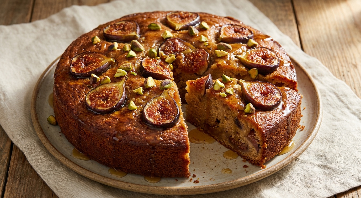 Honey fig cake